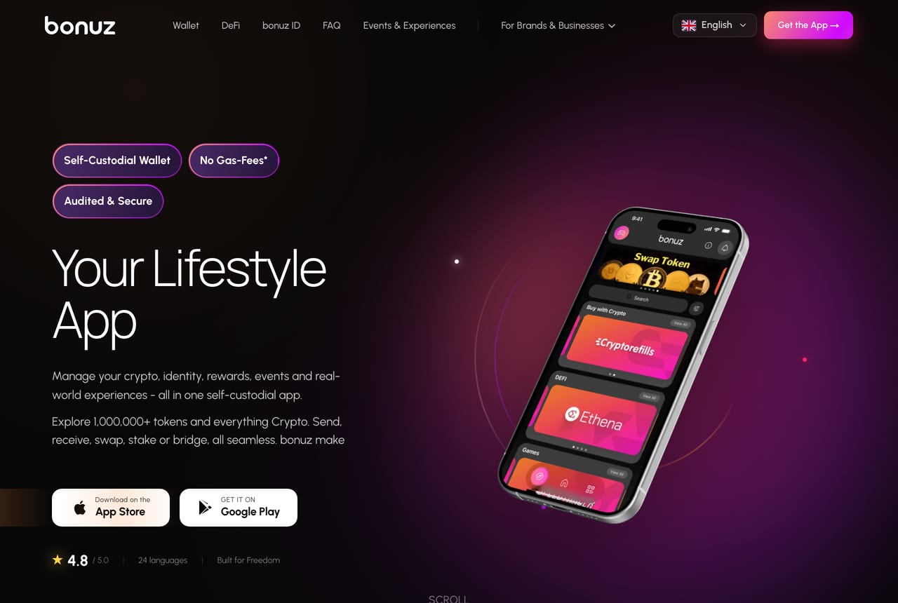 bonuz, die mobile Wallet für BTX.